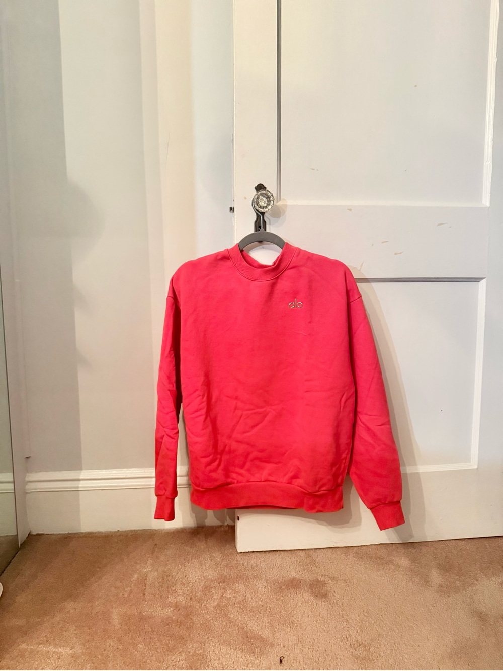 ALO Yoga Candy Red Crewneck Sweatshirt
